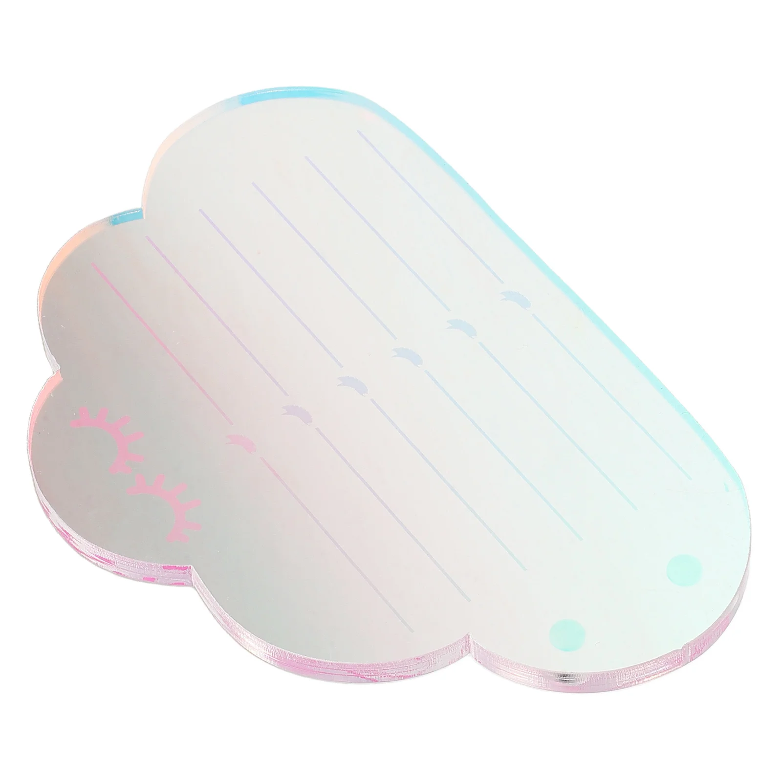 Paleta de extensión de pestañas en forma de nube acrílica, soporte magnético para pestañas, organizador de pestañas postizas, bandeja, accesorios para pestañas