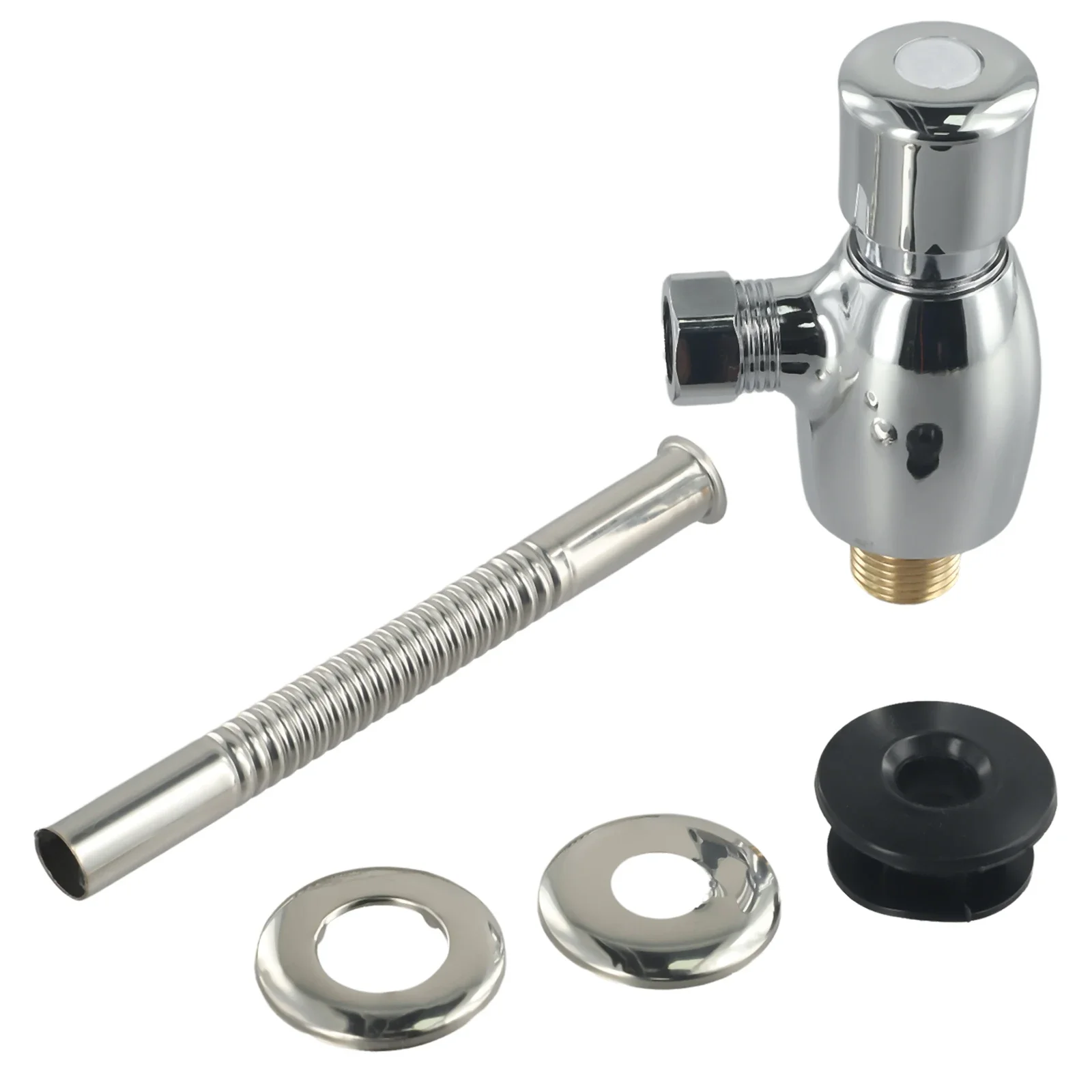 للمراحيض العامة، صمام تدفق المبولة، الحمامات، المرفقات القوية، زر إيقاف تلقائي، نوع صلابة الضغط اليدوي