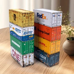 Mini Iron Storage Box Miniature Storage Iron Box Creative Decoration Collect Small Item Desktop Mini Container Model Xmas Gifts