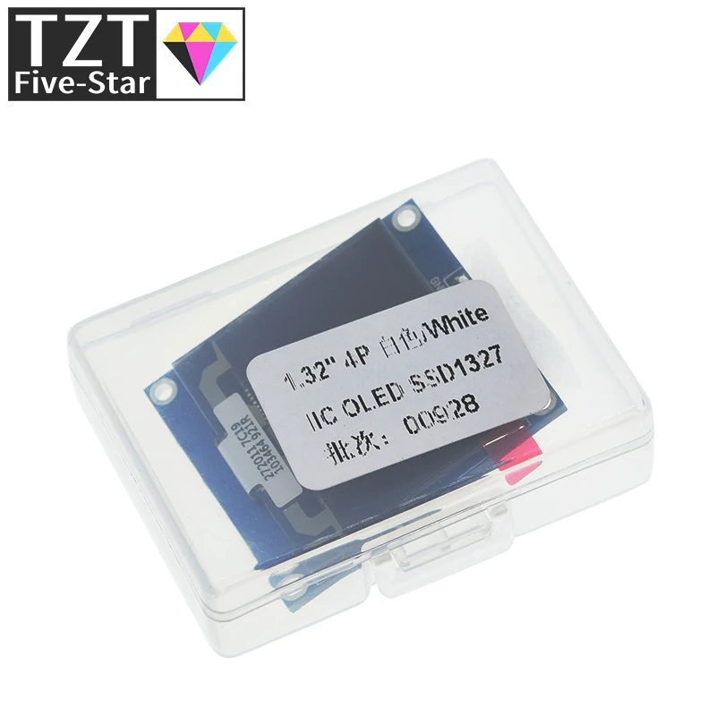 

1.32 inch oled White 128x96 LCD ssd1327 driver with grayscale hd LCD module iic interface screen