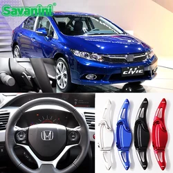 Savanini Aluminum Steering Wheel Shift Paddle Shifter Extension for Honda Civic gen 9 FB2 (2012year) CRV(2016) auto car styling