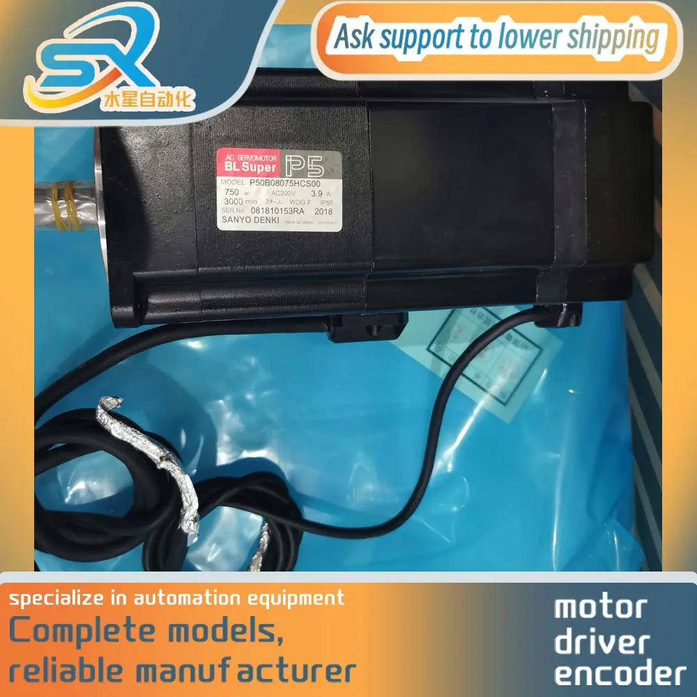 

Серводвигатель переменного тока P50B08075HCS00 750 Вт SANYO DENKI для робототехники Гарантия один год/три месяца