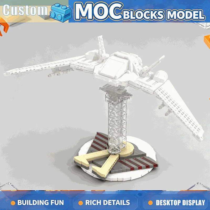590PCS MOC Support Display Stand Model Custom Building Blocks DIY Creative Assembly Educational Toy Collection Display Gift