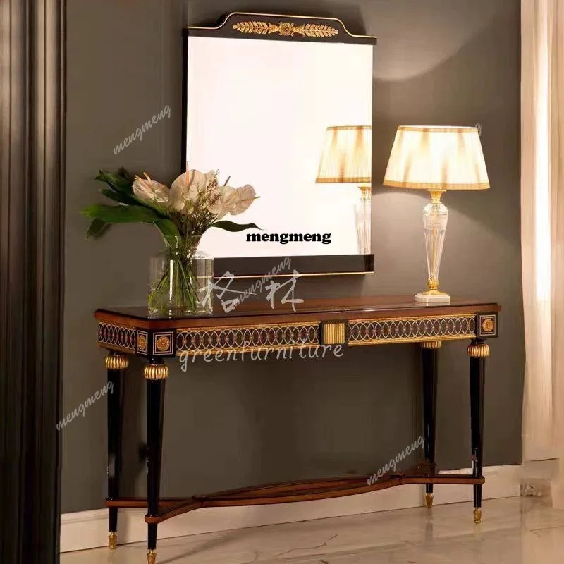 

Французский входной столик в стиле ретро, стол из массива дерева/гостиная, декоративная перегородка для входа в шкаф