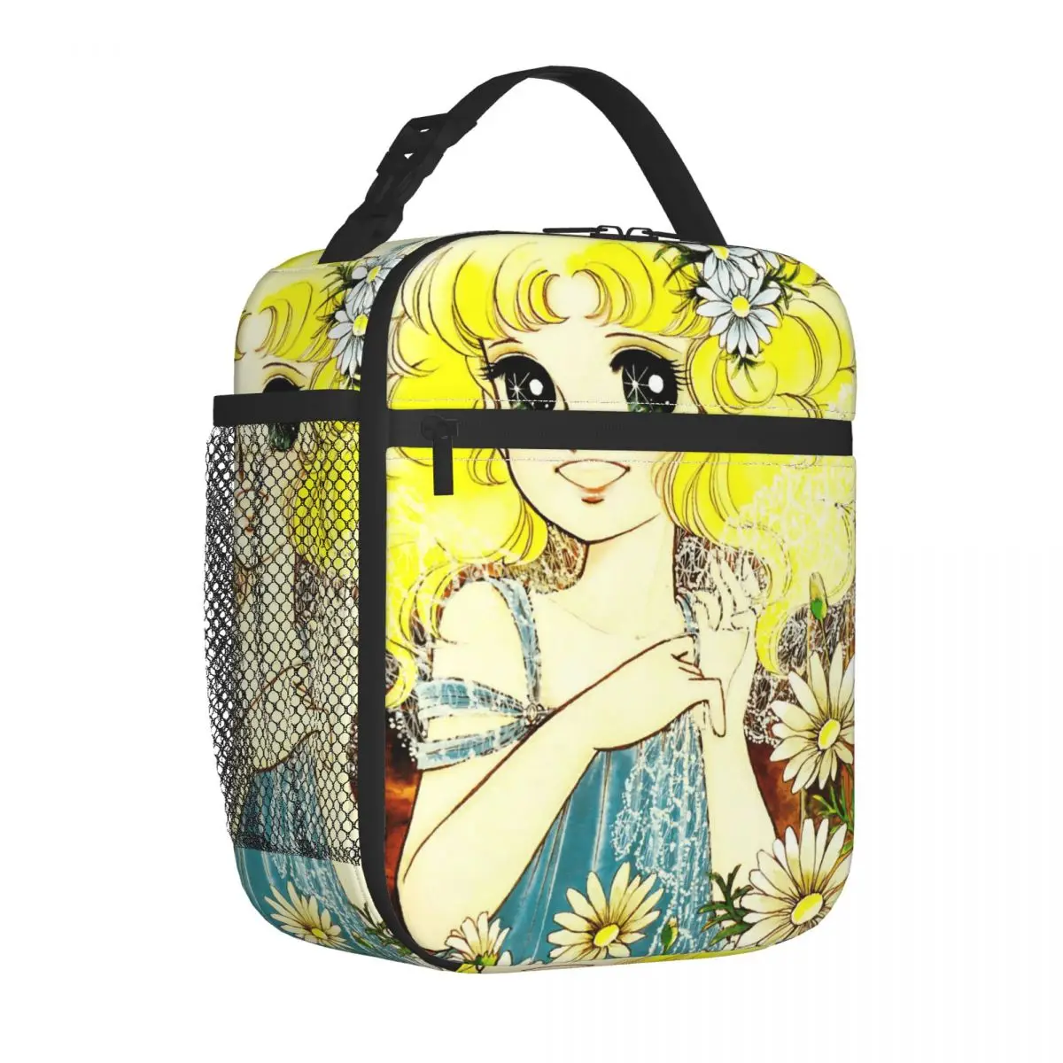 Candy Candy Manga Thermal Insulated Lunch Bags for Picnic Reusable Bento Box Thermal Cooler Food Box