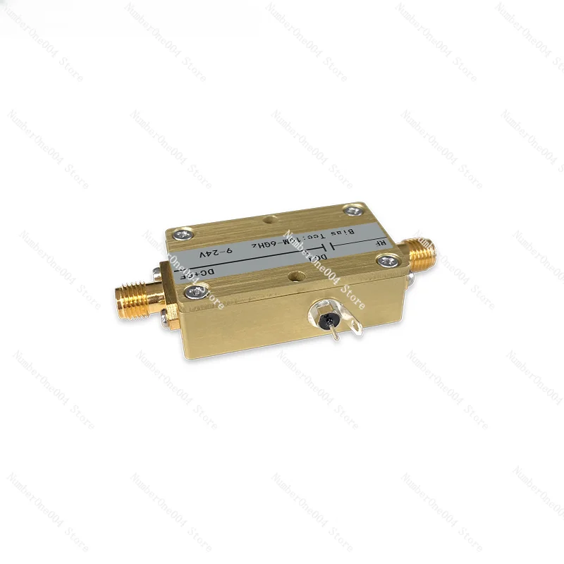 Low Insertion Loss of Bias Tee 10M-6GHz Coaxial Feeder for RF Isolator Bias Tee Coaxial Power Supply