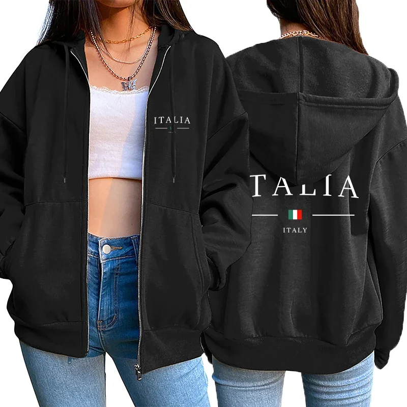 Jogging Clothing 2026 Spring Women Zipper Cardigan Hooded Sweatshirt Quality Hot Sales Fashion Casual Lady Versatile Sport Coat
