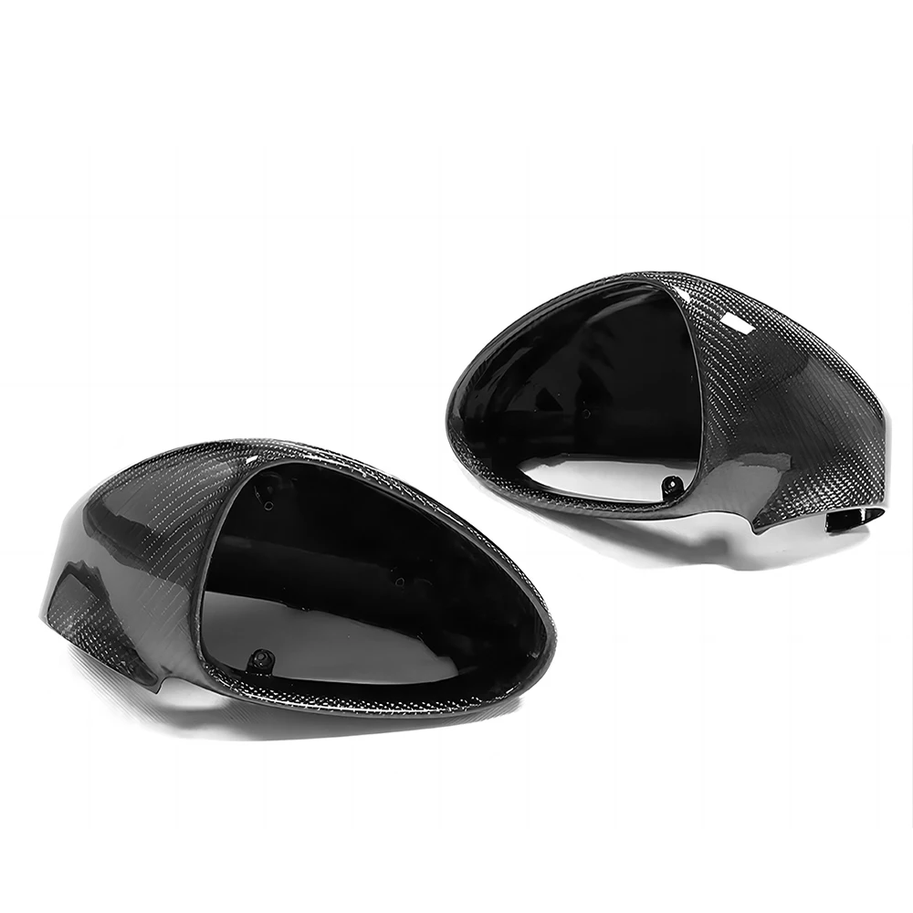 Replacement Rearview Side Mirror Covers Cap For 10-16 Porsche 970 Panamera 4 4S GTS Turbo S Carbon Fiber Shell