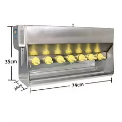 Edelstahl 15L/20L Doppelseitige Konstante Temperatur Schwein Pflege Maschine Schwein feeder Automatische Ferkel Milch Feeder Schnuller