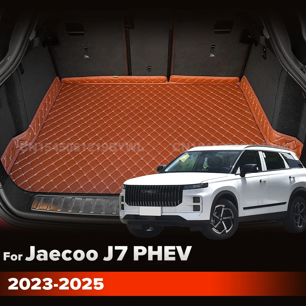 

Для Jaecoo J7 PHEV 2025 2024 2023 3D коврик в багажник автомобиля, коврик для багажника, аксессуары для интерьера, чехол