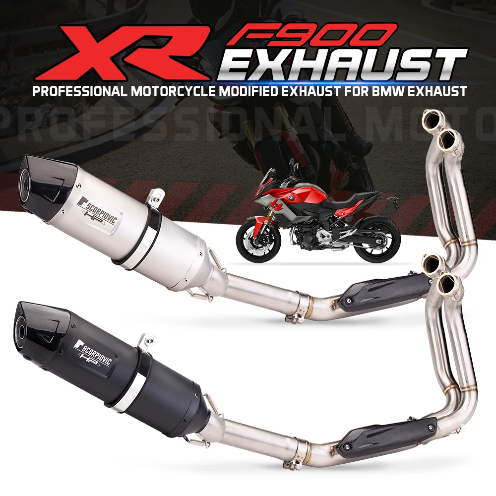 

Original motorcycle exhaust system muffler stainless steel front link pipe for F900R F900XR