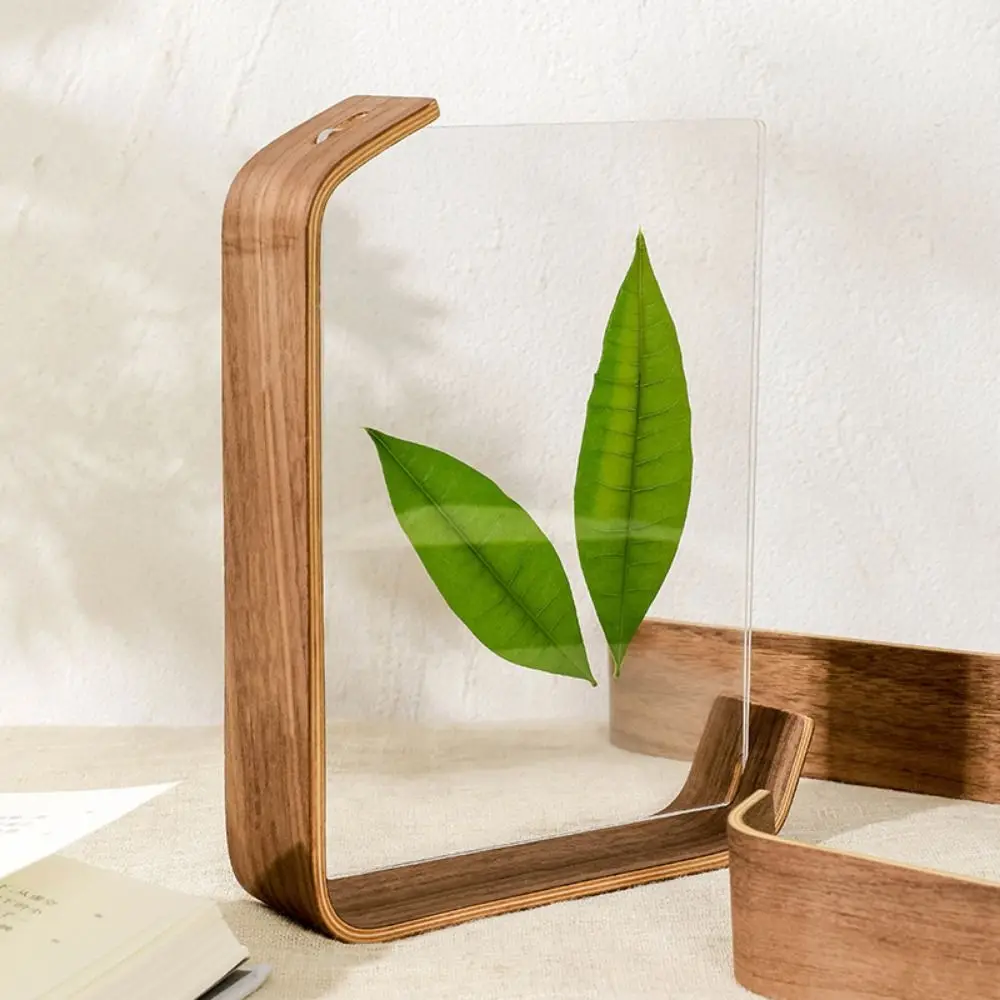 6/7/8 Inch DIY Double-side Photo Frame Exquisite Clear Acrylic Photo Frame Unique Picture Display Frame Tabletop