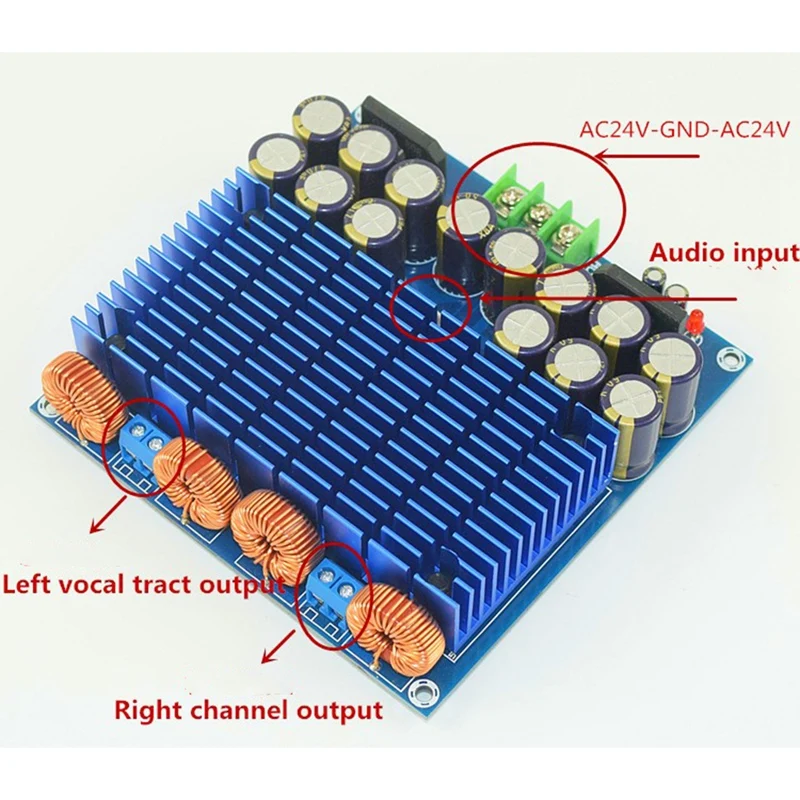 TDA8954 XR-High Power Hifi Digital Fever Power Amplifier Board 420W + 420W 2.0 Class D Power Audio Amplifier Board