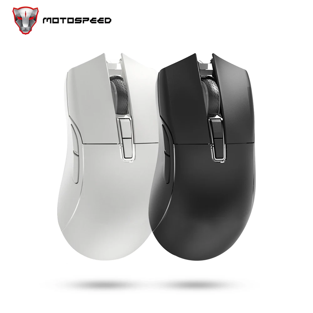 Motospeed Darmoshark N3 2.4G Wireless Bluetooth Gaming Esports Mouse 26000DPI PAW3395 Ergonomic Right Hand Wired for Laptop PC