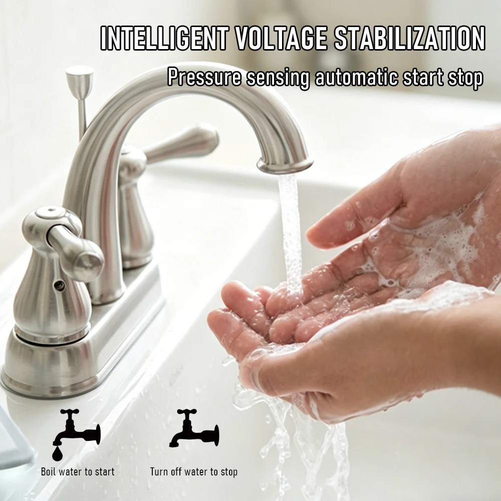 Stainless Steel Self Priming Jet Pump Automatic Water Suction Pump Household Tap Water Booster Pump for Garden Farm Irrigation