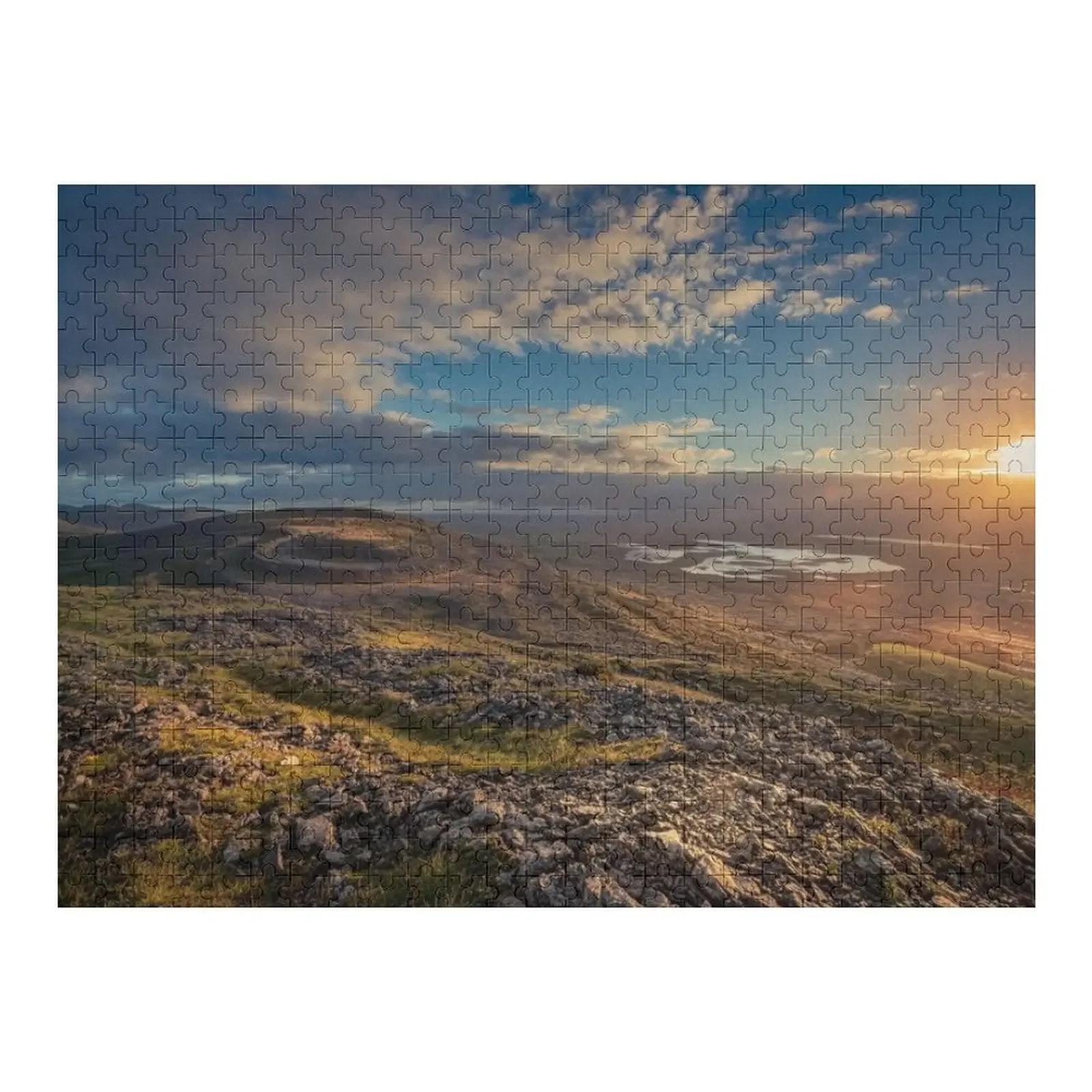 

Mullaghmore, County Clare - Пазл с ирландским пейзажем, персонализированный подарок, пазл с фотографией для свадьбы