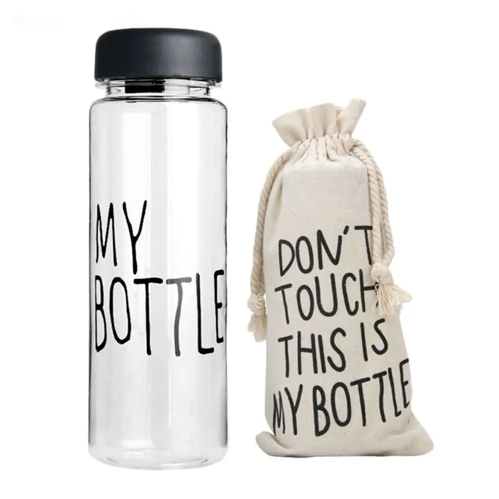 

New Drawstring Water Bottle Bag Large Capacity Cotton Linen Storage Bottle Bag Portable Travel Bottle Bag