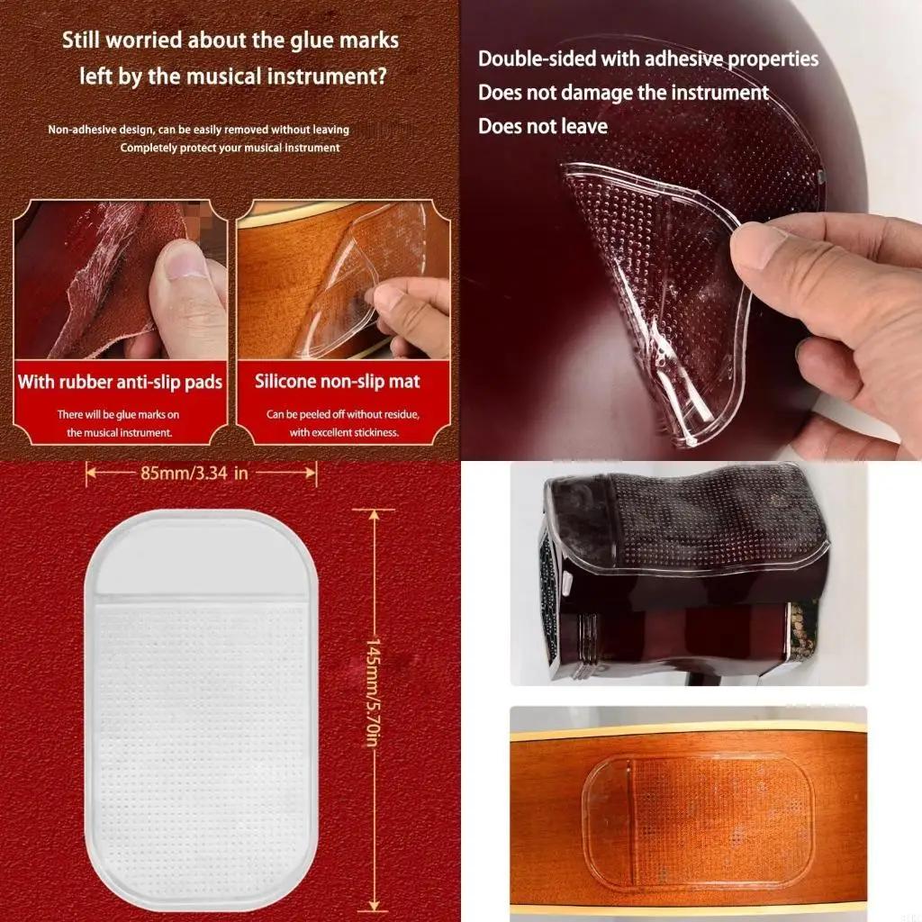  Permanent Musician Grade Against Slip Pad For Guitars Traditional Chinese Devices
