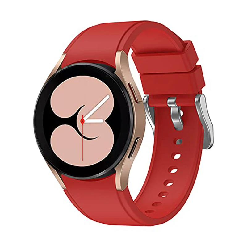 Bandas compatibles con SAMSUNG Galaxy Watch 4, correa de silicona ajustable para reloj deportivo, correa de repuesto para Galaxy Watch 4 Classic