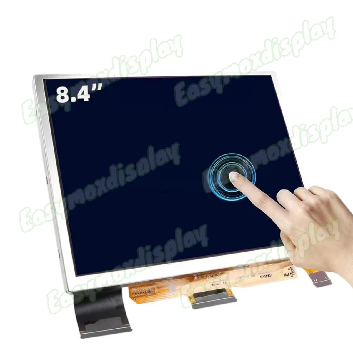 High‑Brightness 8.4 Inch LCD Display Monitor Assembly Screen Replacement for Ford Lincoln 68388630AD