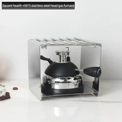 Mini Gas Burner Coffee Siphon Pot Coffee Maker Mocha Heater Tabletop Machine Portable Coffee Gas Stove 5015 With Grate Shelves