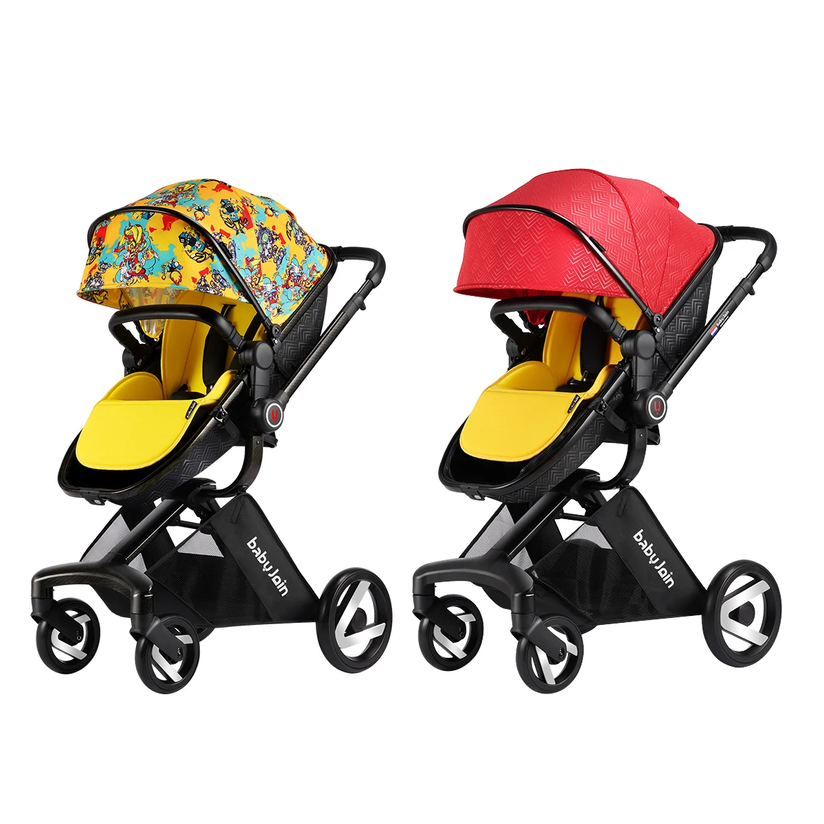 2024 Luxury Stroller Baby Pram Lightweight Foldable Compact Toddler Baby Strollers Carriage For Travel