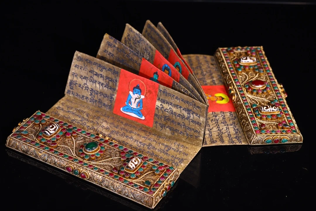 9"Tibetan Temple Co… - image