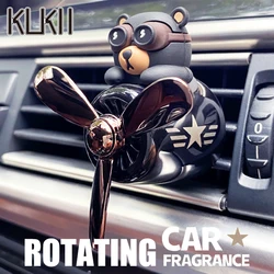 Bear pilot car air freshener flavor dog vent perfume diffuser fragrance scent  auto deroration acccessories aromatherapy auto
