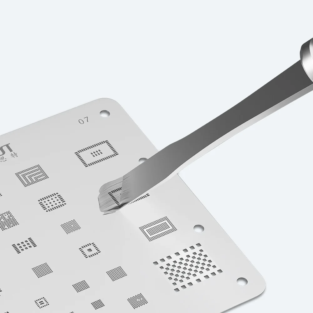 Non-magnetic Matal Tin Scraping Knife Solder Scraper Solder Paste Mixing Pry Opening for Phone Phone CPU Mainboard BGA Repair