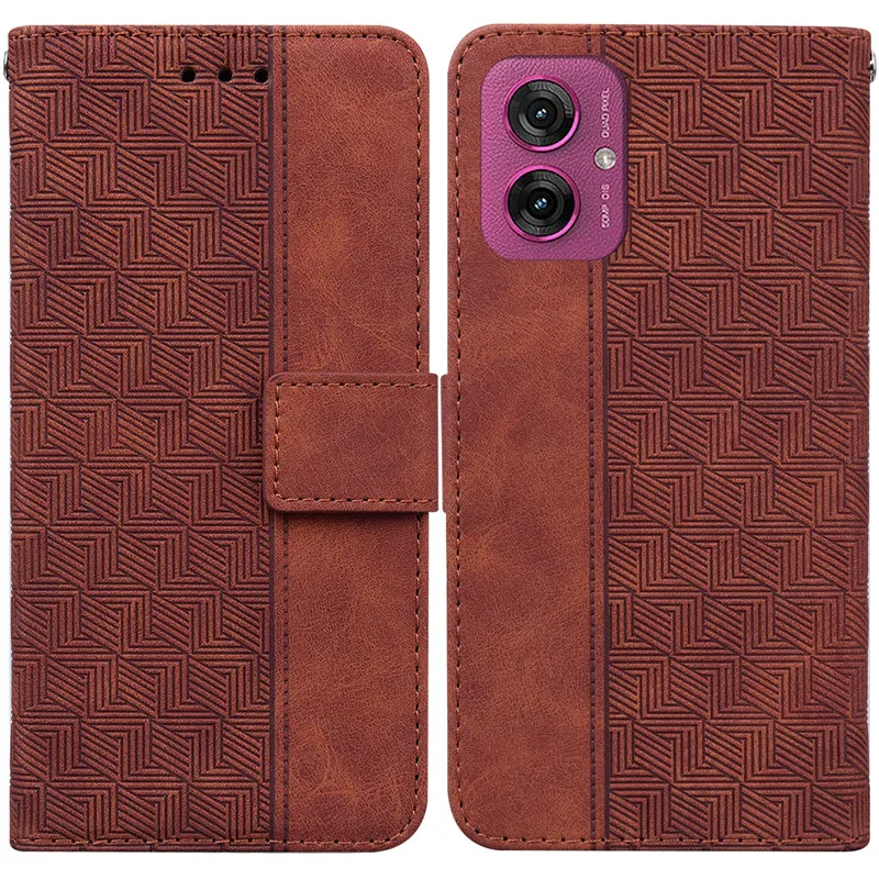 G55 Leather Case For Motorola MOTO G55 Magnetic Flip Wallet Case Cover For MotoG55 G85 G45 5G G 55 45 2024 Coque Card Slot Cases