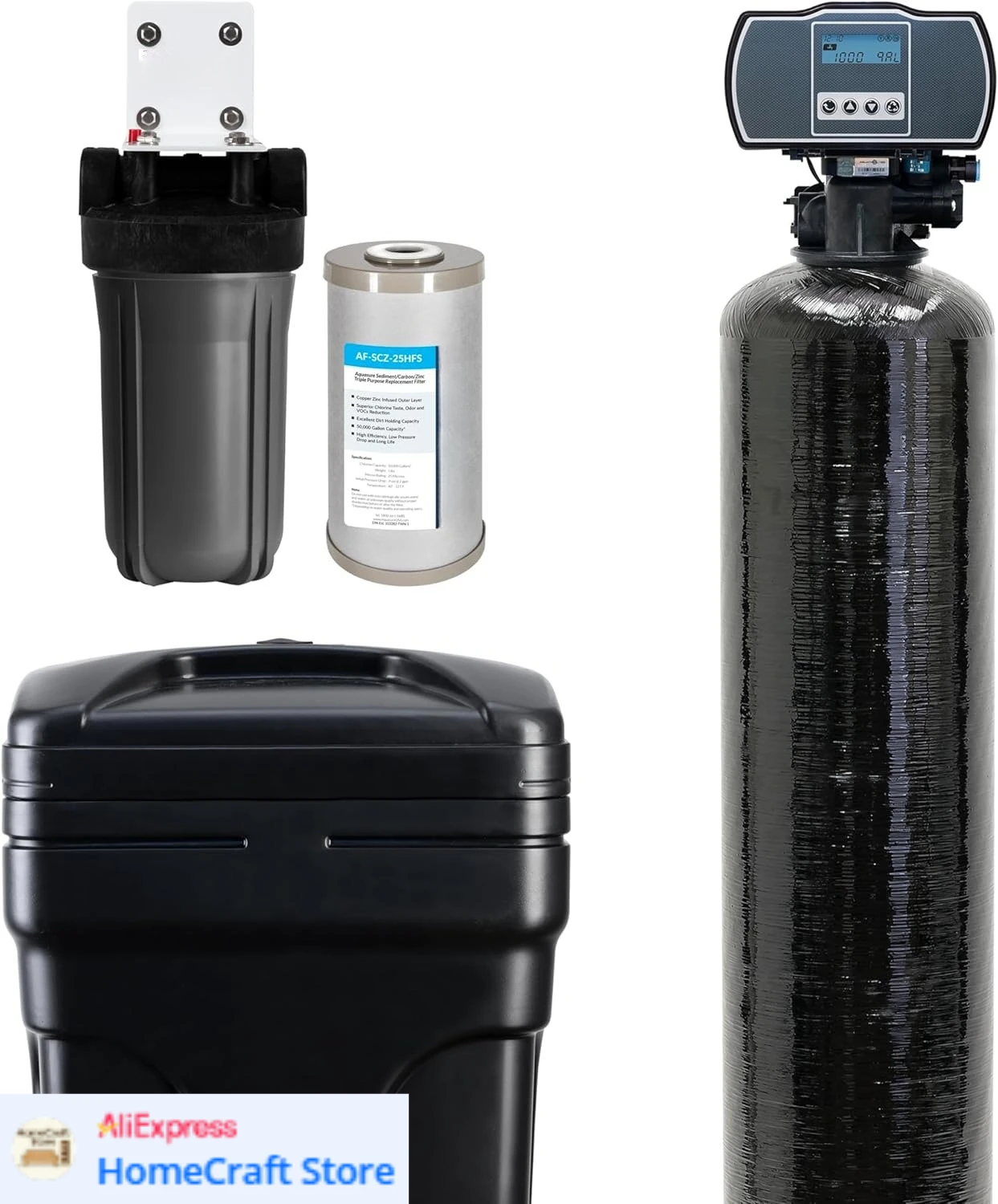 

Умягчитель воды для всего дома на 40 000 гранул с высокопроизводительной автоматической цифровой системой управления