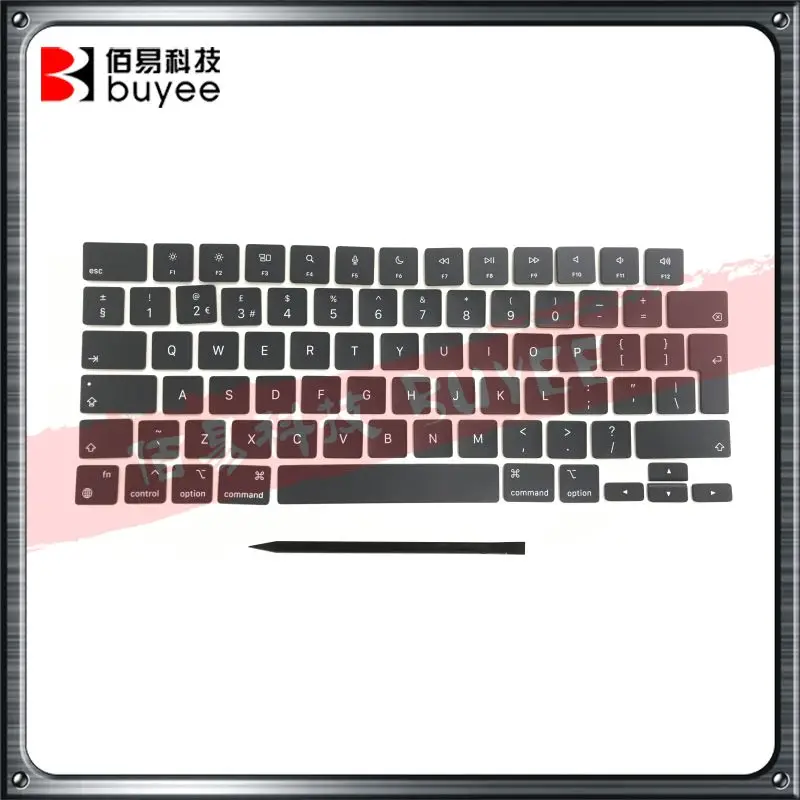 Laptop A2442 A2485 Keycaps Keys Cap US UK France German Czech Keyboard KeyCap For Apple Macbook Pro M1 Pro/Max Retina 14