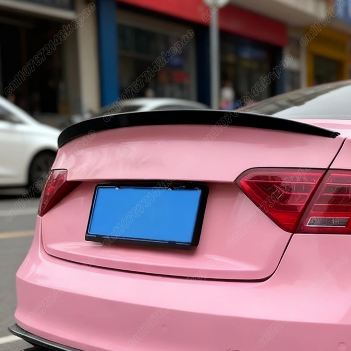 For Audi A5 (B8) Sportback 2009 2010 2011 2012 2013 2014 2015 2016 Automotive Rear Middle Spoiler Board Decoration Accessories - view 4