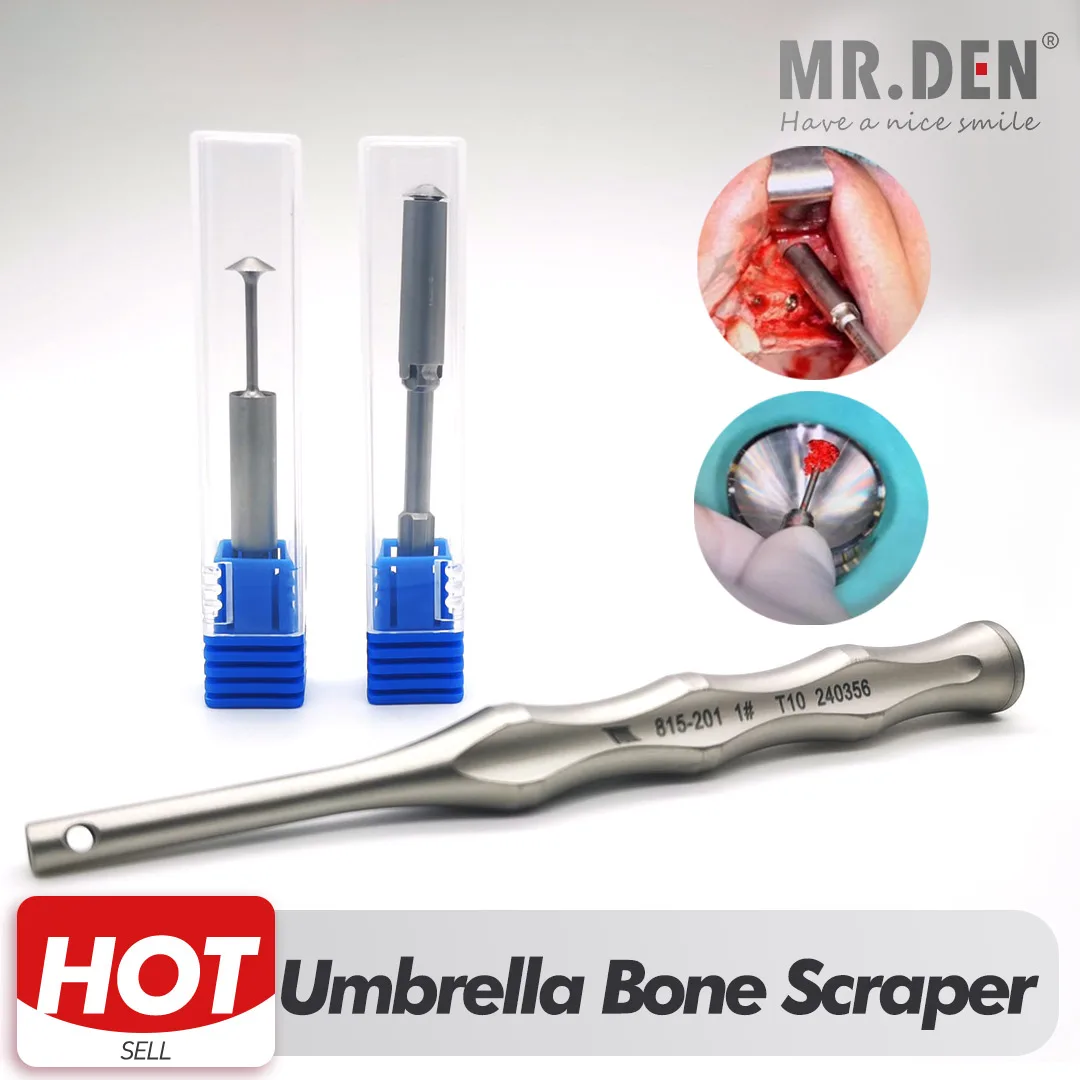 Dental Implant Bone Scraper Bone Planer Autogenous Bone Collector Cortical Bone Scraper Oral Tools Umbrella Bone Scraper