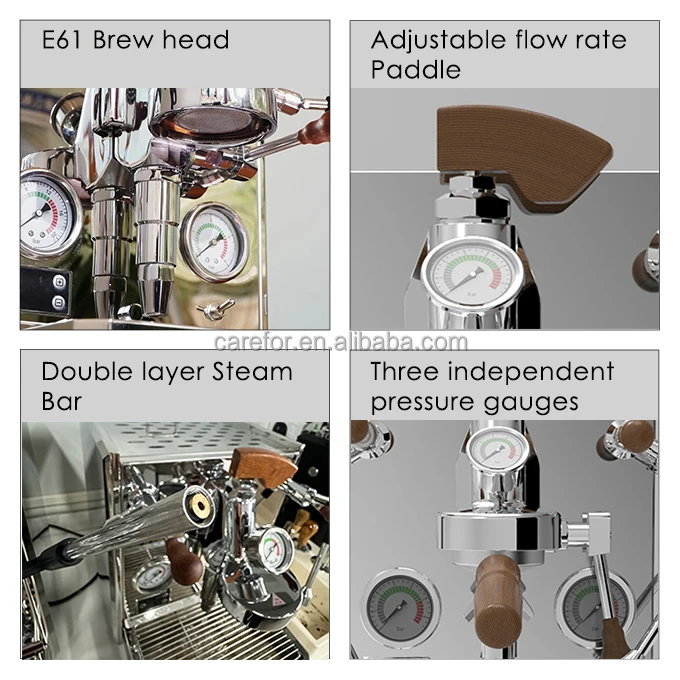 15 Bar Multi-Function Professional E61 1 Group Semi Automatic Espresso Lelit Coffee Machine