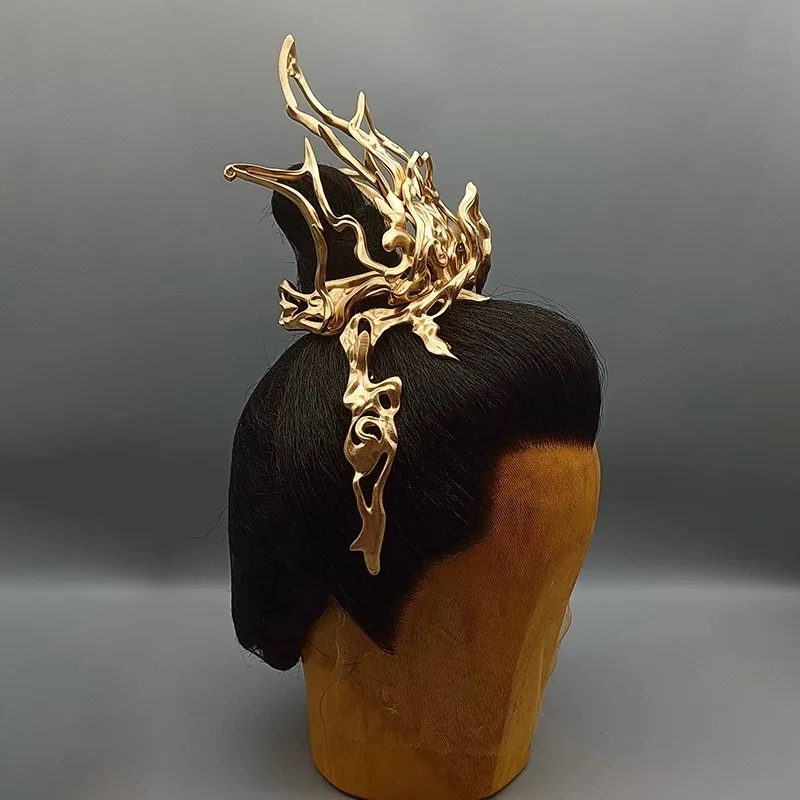 Tocado Chang Yue Jin Ming, ropa para la cabeza Tan Taijin, accesorios para hombres, evento de Anime que muestra Luo Yunxi, tocado portátil para Cosplay