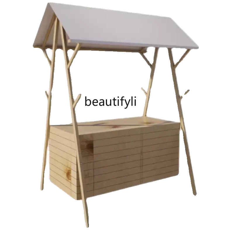 

Outdoor mobile stall truck night market stall activity shed promotion table folding float