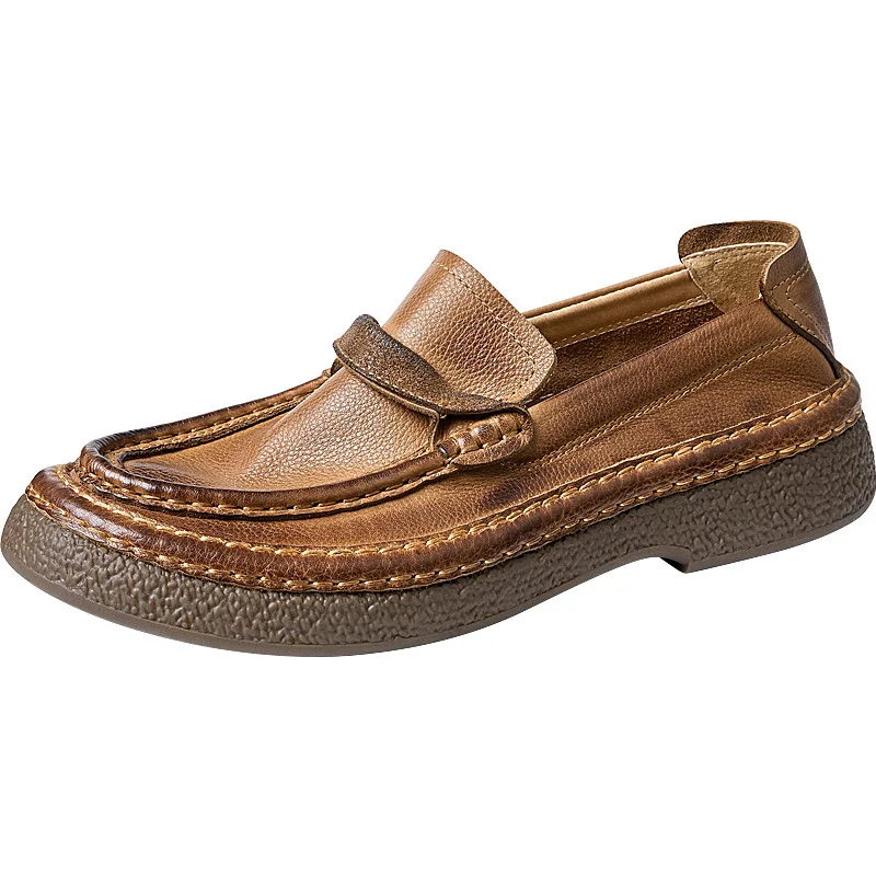 

Spring Autumn Summer Mens Loafers Genuine Leather Dress Shoes Men Breathable Luxury Shoes Driving Shoes man Casual Shoes Cowhide