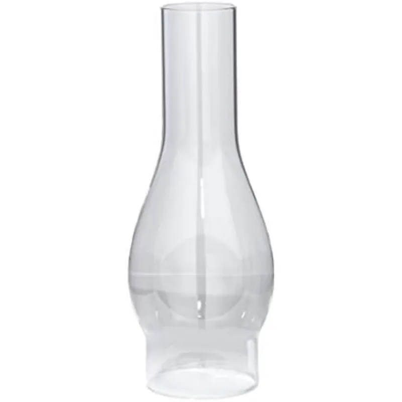 

Lamp shade 3.7 Inch by 0.96Inch Clear Glass Lamp Chimney for Vintage and Restoration of Antique lamps and oil-Lamps