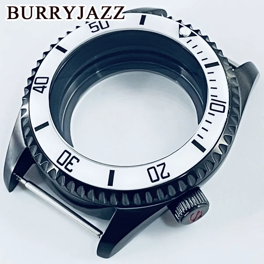 BURRYJAZZ 42 мм улучшенный корпус часов из нержавеющей стали SKX007, водонепроницаемый сапфировый Crysta, подходит для NH34 NH35NH36, механизм, циферблат 28,5 мм