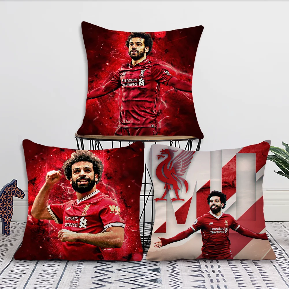 Football Player M-Mohamed S-Salah Living Room Sofa Super Soft Cushion Cover Suitable For Home Bedroom Room Decoration pillowcase