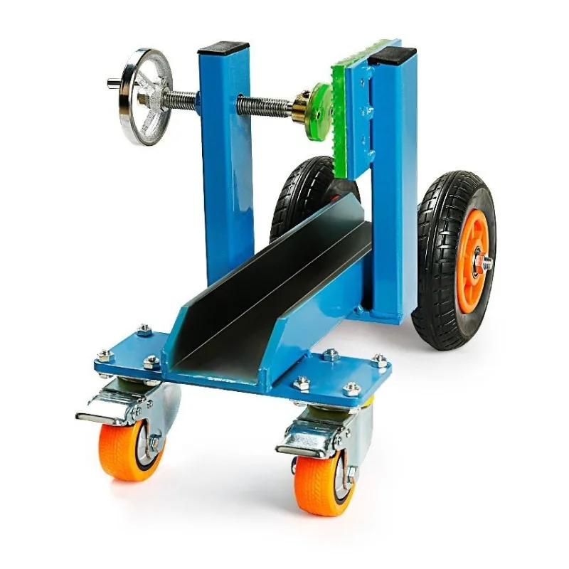 Four-wheeled flat truck marble glass doors and windows transportation tool y
