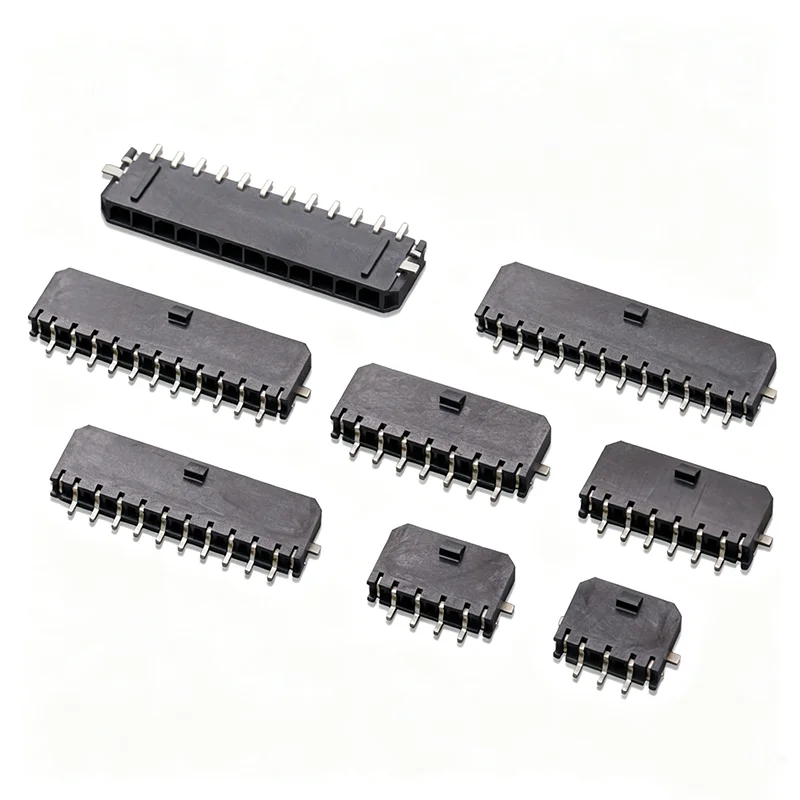 20pcs MX3.0 Connector Mini 5557 3.0mm Pitch SMT Horizontal Socket With Lock Single Row 2P-12P Wire To Board Connector Header