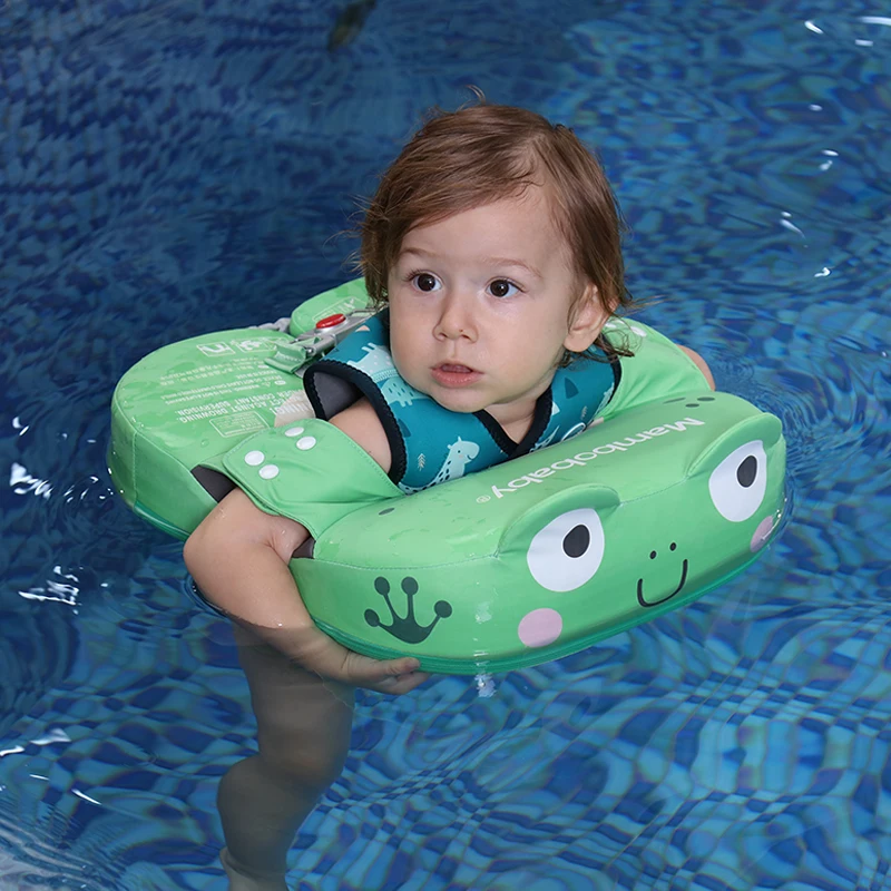 Boya no inflable para niños, flotador de natación para bebés, accesorios para piscina y playa, entrenador de natación flotante para bebés Mambobaby