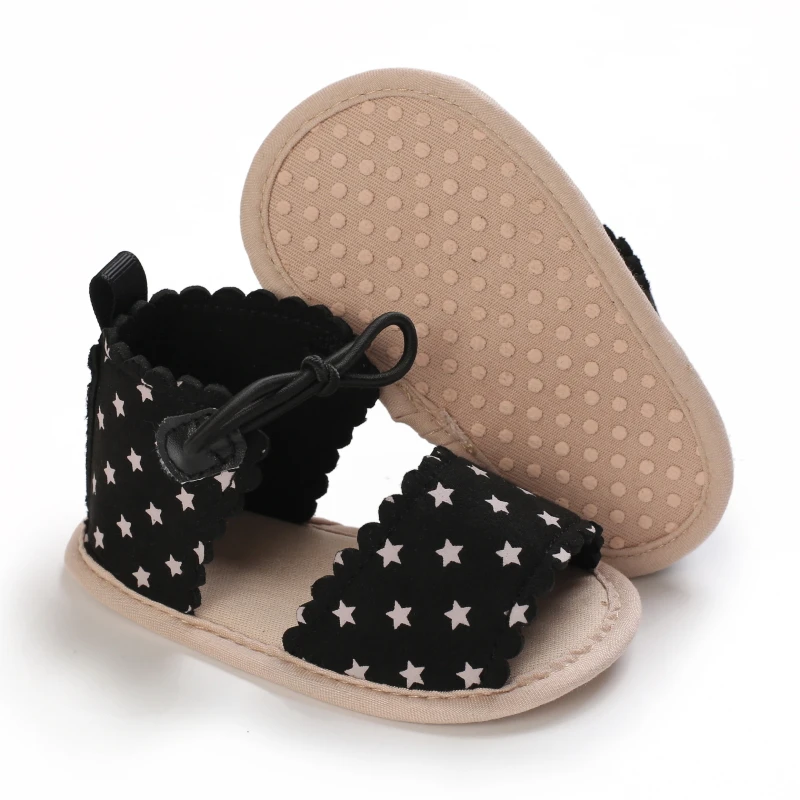 Summer New Star Princess Shoes 0-18 Months Baby Soft Sole Walking Shoes Small And Versatile Infant Sandals