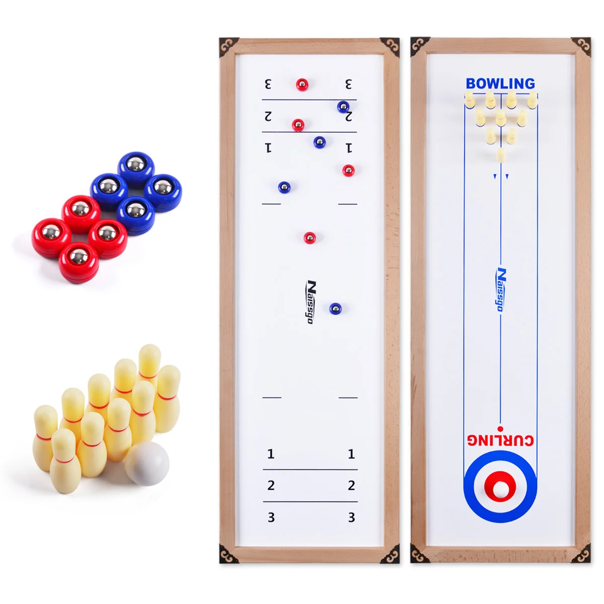 Board Game Table - Juego de mesa 3 en 1: