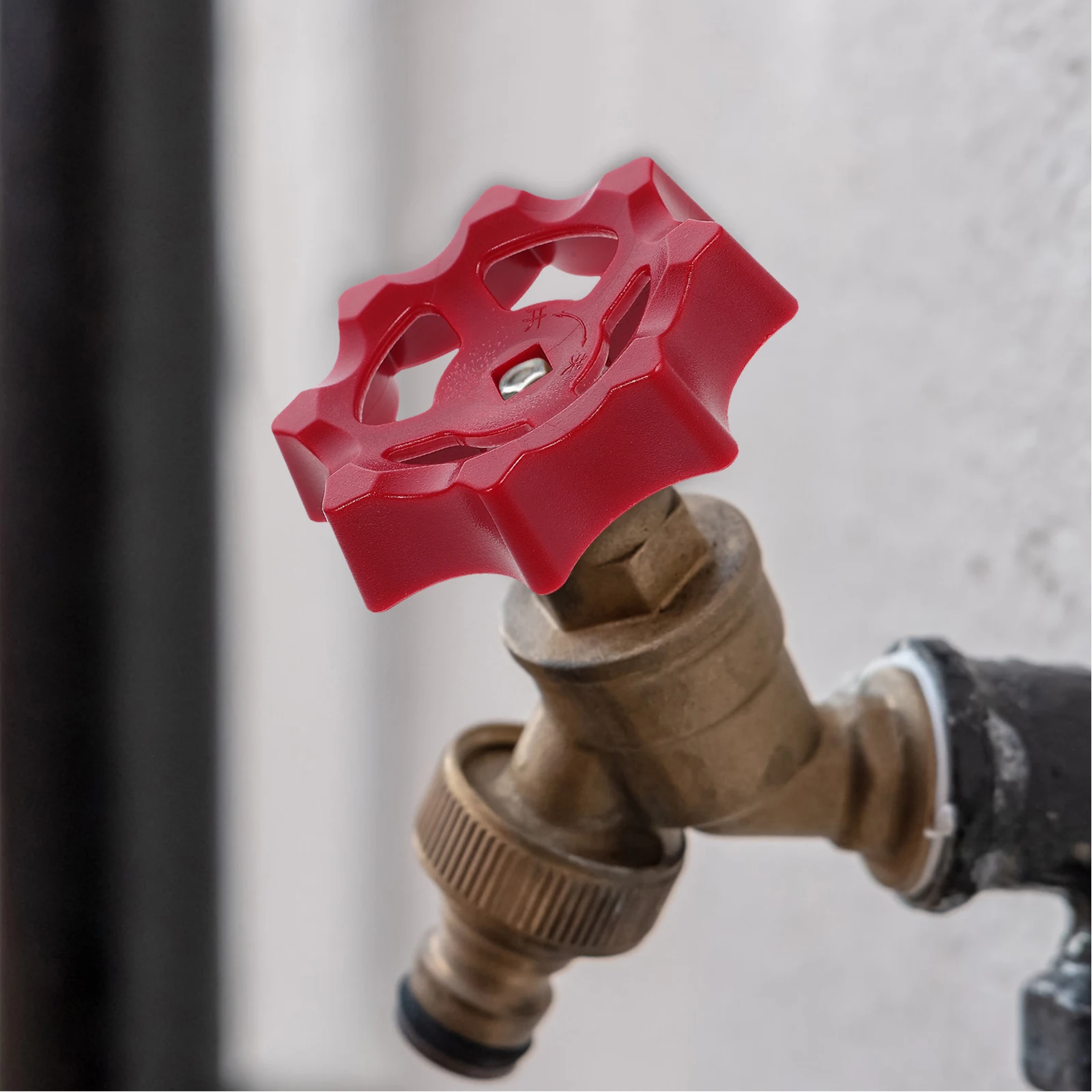 

2pcs Gate Valve Wheel Handle 7mm Spigot Replacement Handwheel for Water Faucet Outdoor Metal Shutoff Handle Hose Gas Pipe