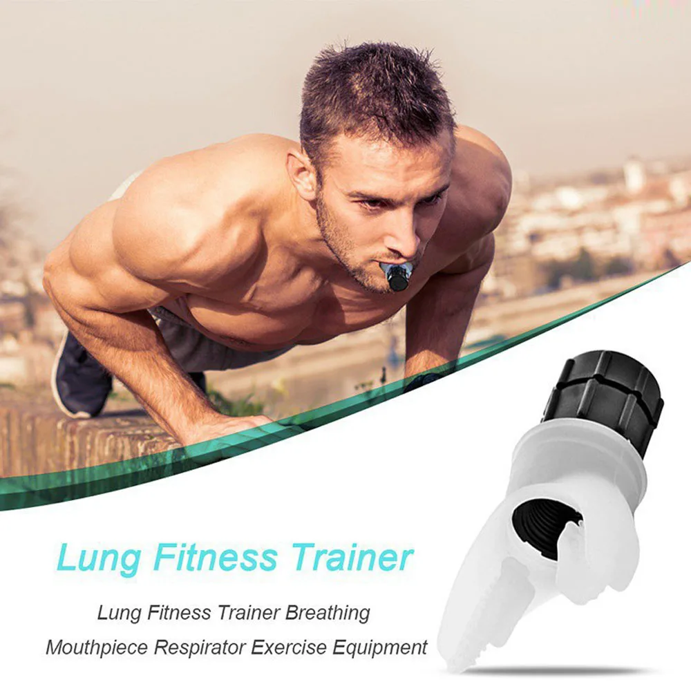 1PC sport Breathing Trainer esercizio polmone viso bocchino respiratore attrezzature per il Fitness per la casa accessori per la cura sana