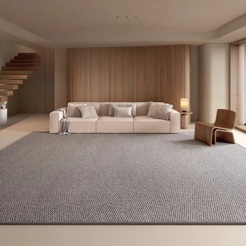Solid Tone Faux Sisal Rug for Living Room Decoration Home Large Area Fluffy Non-slip Rugs Bedroom Dining Room Soft Mats Custom