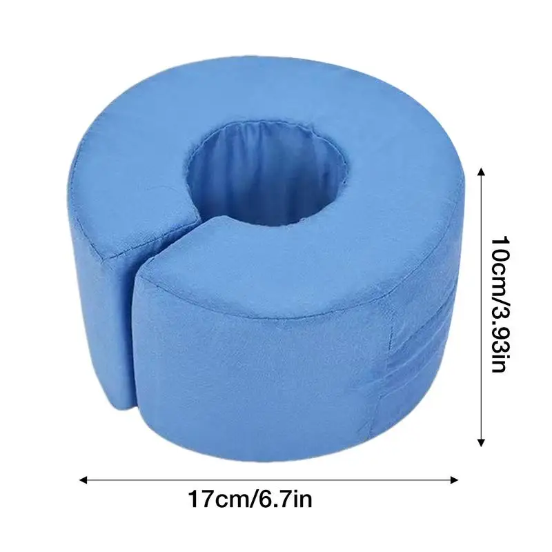 Cojín Protector de talón, funda extraíble, almohada de elevación de pie, Protector de tobillo, cubierta de soporte, cuñas de elevador de talón